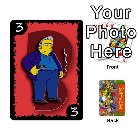 Simpsons Battle Line (deck 1) By Heath Doerr Front - Club3
