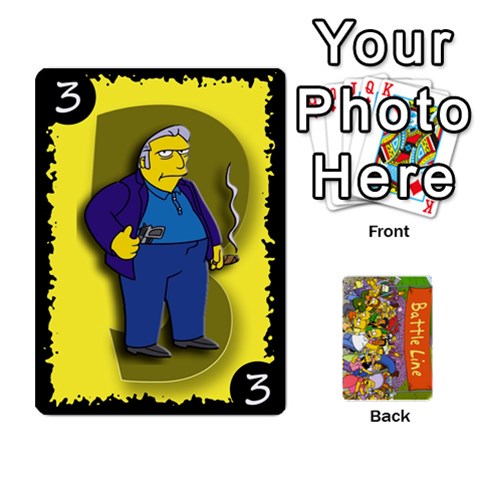 Simpsons Battle Line (deck 1) By Heath Doerr Front - Club5