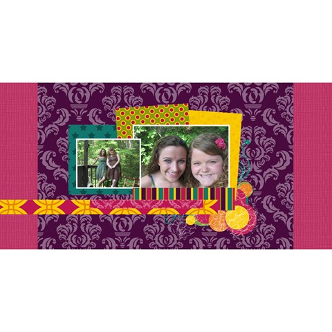 Bright Colors Best Friends 3d Card By Klh Front