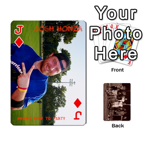 Jack Da Bears Playing Cards By Jimmy Reilly Front - DiamondJ
