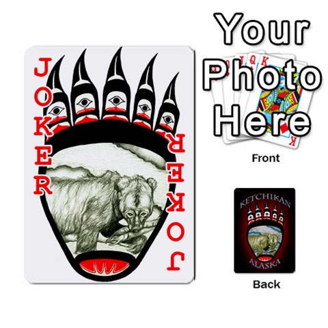 Ketchikan Bear Paw Cards By Jeff Whitesides Front - Joker2