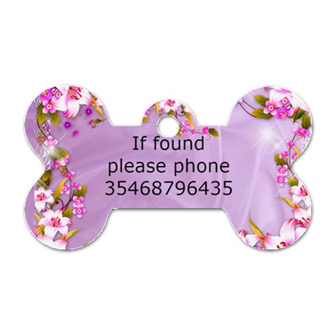 Pink Dog Tag (2 Sided) By Deborah Back