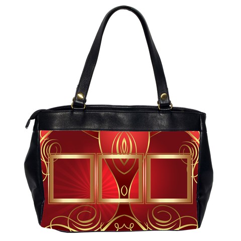 Red And Gold Oversized Bag (2 Sided) By Deborah Back