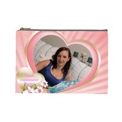 Pink Heart Cosmetic Bag (Large) (7 styles)