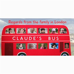 Regards from the family in London - 4  x 8  Photo Cards