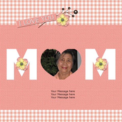 Mom 3d Card (8x4): Mom 2 By Jennyl Inside