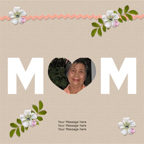 Mom 3d Card (8x4): Mom 4 By Jennyl Inside
