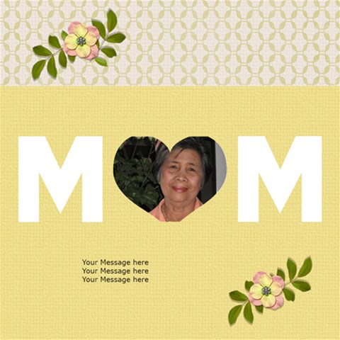 Mom 3d Card (8x4): Mom 5 By Jennyl Inside