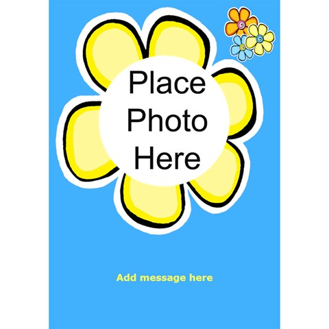 Flower General Purpose 3d Card By Deborah Inside