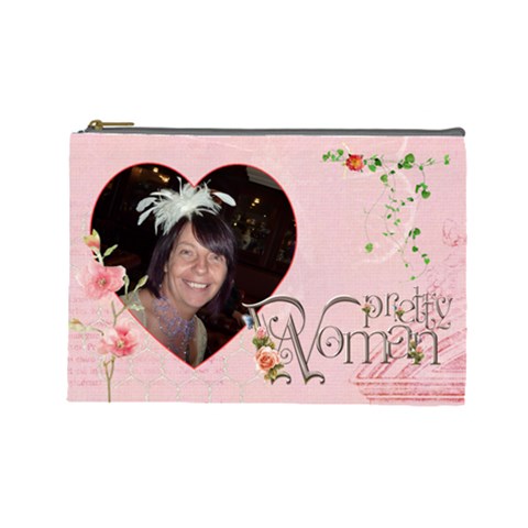 Pretty Woman Large Cosmetic Bag By Catvinnat Front