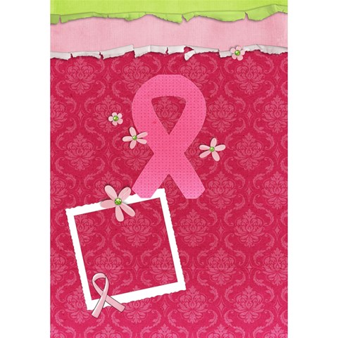 #1 Breast Cancer Awareness Ribbon 3d Card (8x4) By Mikki Inside