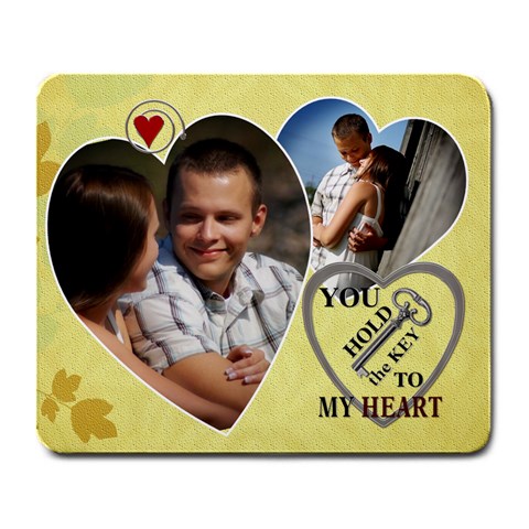 Key To My Heart Mousepad By Lil Front