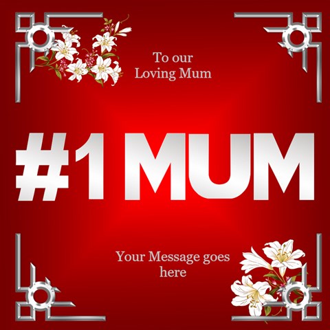Love You Mum 3d Card By Deborah Inside