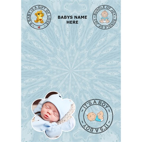 Baby Boy 3d Card By Lil Inside