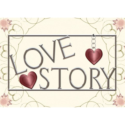 Love Story 3d Card By Lil Front