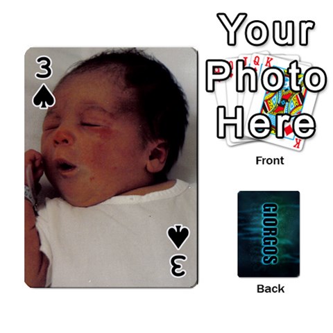 Giorgos Cards By Marka20300 Front - Spade3