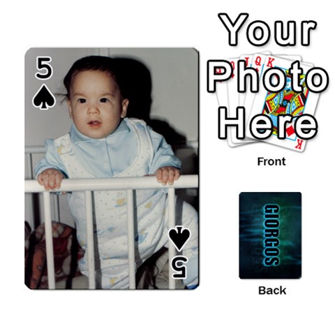 Giorgos Cards By Marka20300 Front - Spade5