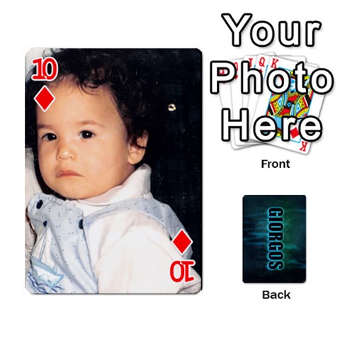 Giorgos Cards By Marka20300 Front - Diamond10
