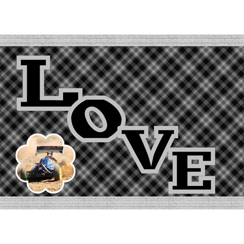 Love In Black And White 3d General Card By Deborah Front