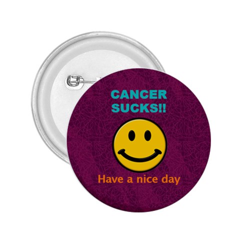 Cancersucksbutton2 By Amazing Moi Front