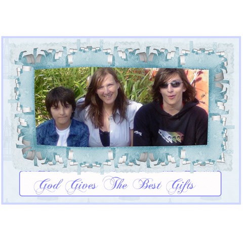 God Gives The Best Gifts, Love, Friendship,fellowship 3d Card By Claire Mcallen Front