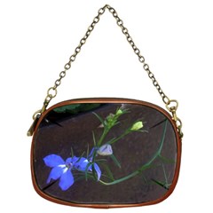flowers on rust - Chain Purse (Two Sides)