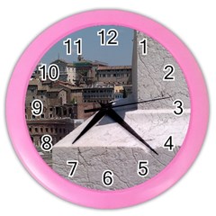 roman time - Color Wall Clock