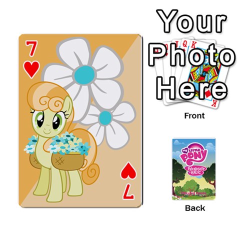 Mlp Playing Cards By Raymond Zhuang Front - Heart7