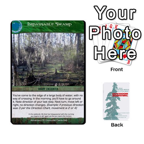 Advanced Outdoor Survival Swamp And Mountain Encounter Deck By Michael Front - Diamond6