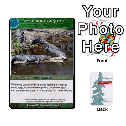 Advanced Outdoor Survival Swamp And Mountain Encounter Deck By Michael Front - Diamond9