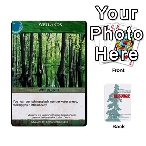 Advanced Outdoor Survival Swamp And Mountain Encounter Deck By Michael Front - Club9