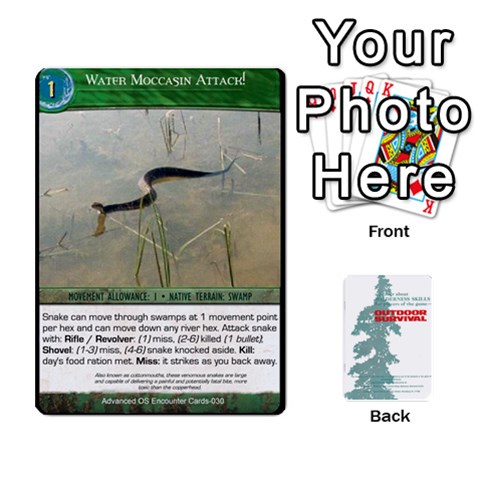 Queen Advanced Outdoor Survival Swamp And Mountain Encounter Deck By Michael Front - ClubQ