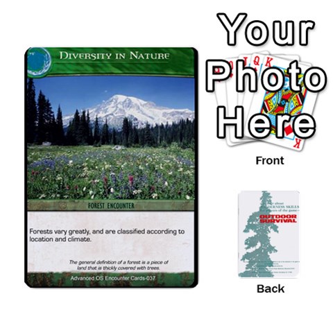 Advanced Outdoor Survival Forest And Desert Encounter Deck By Michael Front - Heart3