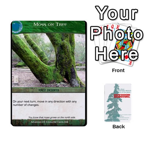 King Advanced Outdoor Survival Forest And Desert Encounter Deck By Michael Front - HeartK
