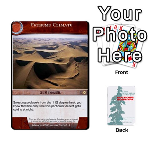 Advanced Outdoor Survival Forest And Desert Encounter Deck By Michael Front - Club2