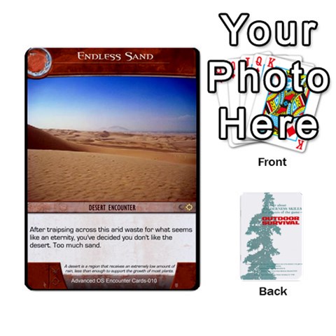 Queen Advanced Outdoor Survival Forest And Desert Encounter Deck By Michael Front - ClubQ
