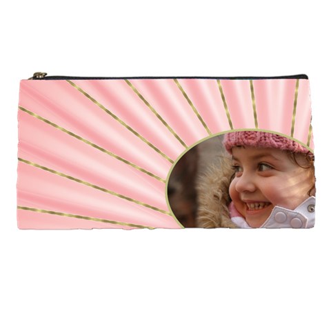 Rays Of Pink Pencil Case By Deborah Front