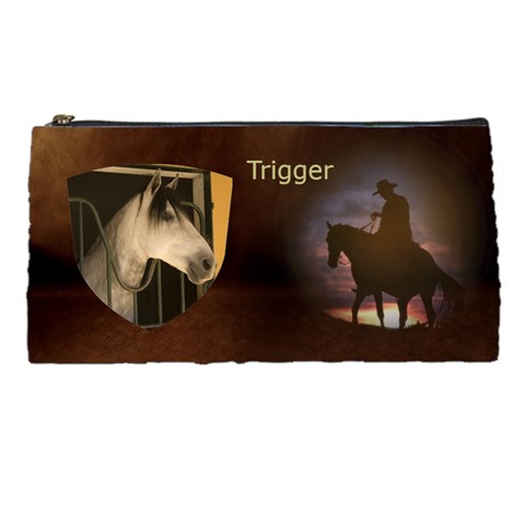 Horse Lovers Pencil Case By Deborah Front