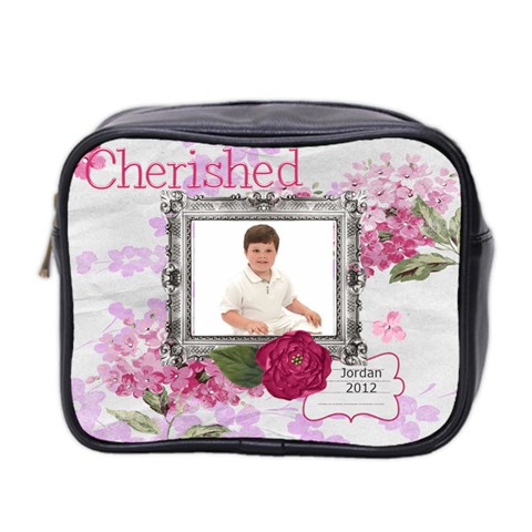 Cherished Mini Toiletry Bag 2 Sides By Eleanor Norsworthy Front
