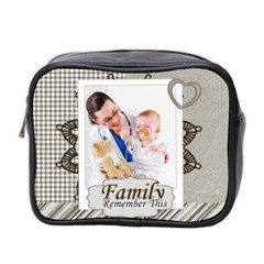 family - Mini Toiletries Bag (Two Sides)