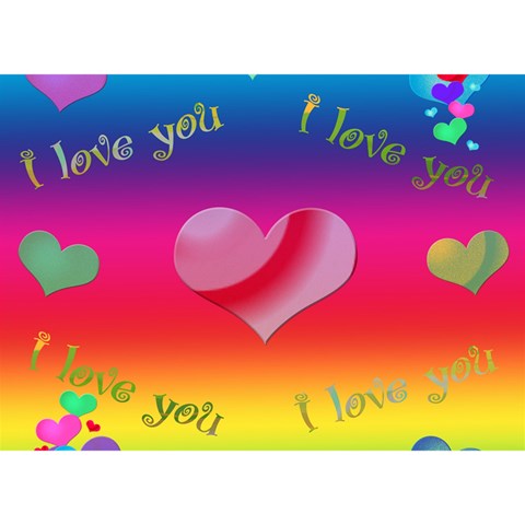 3d Heart Card Love You By Kdesigns Front