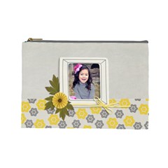 LARGE- Cosmetic Bag- Happiness 3 (7 styles) - Cosmetic Bag (Large)