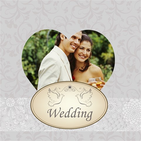 Wedding By Joely 8 x8  Scrapbook Page - 1