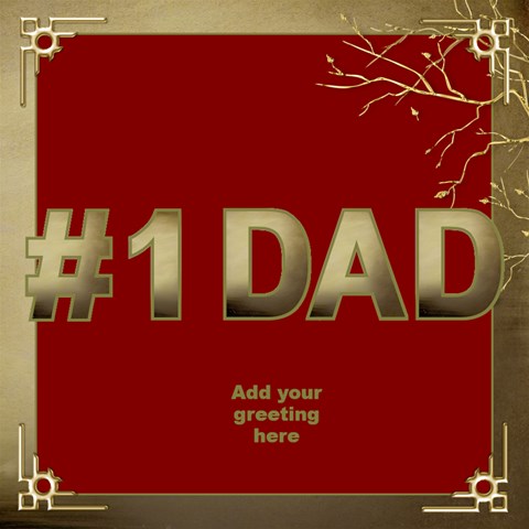 My No 1 Dad 3d Card 2 By Deborah Inside