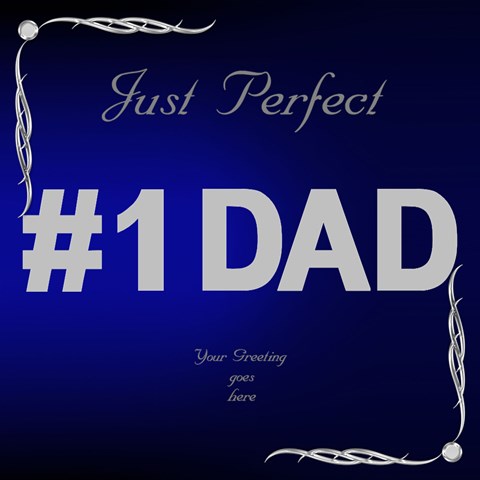 Perfect Dad 3d Card By Deborah Inside