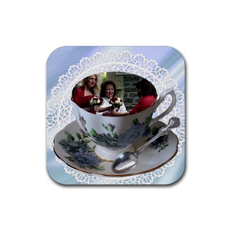 Friends In A Teacup Coaster By Deborah Front