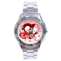 lover - Stainless Steel Analogue Watch
