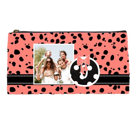 Animal Print Pencil Pouch By Lmrt Front