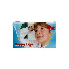 happy life - Cosmetic Bag (Small)