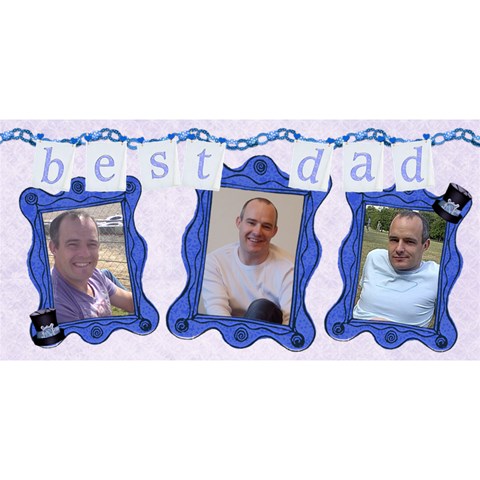 Best Dad 3d Fathers Day Card By Claire Mcallen Front